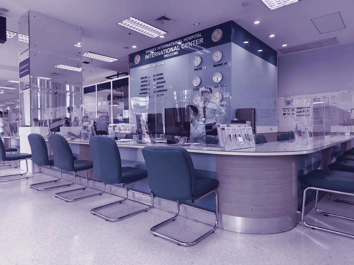 Modern hospital interior at a partner hospital in Bangkok